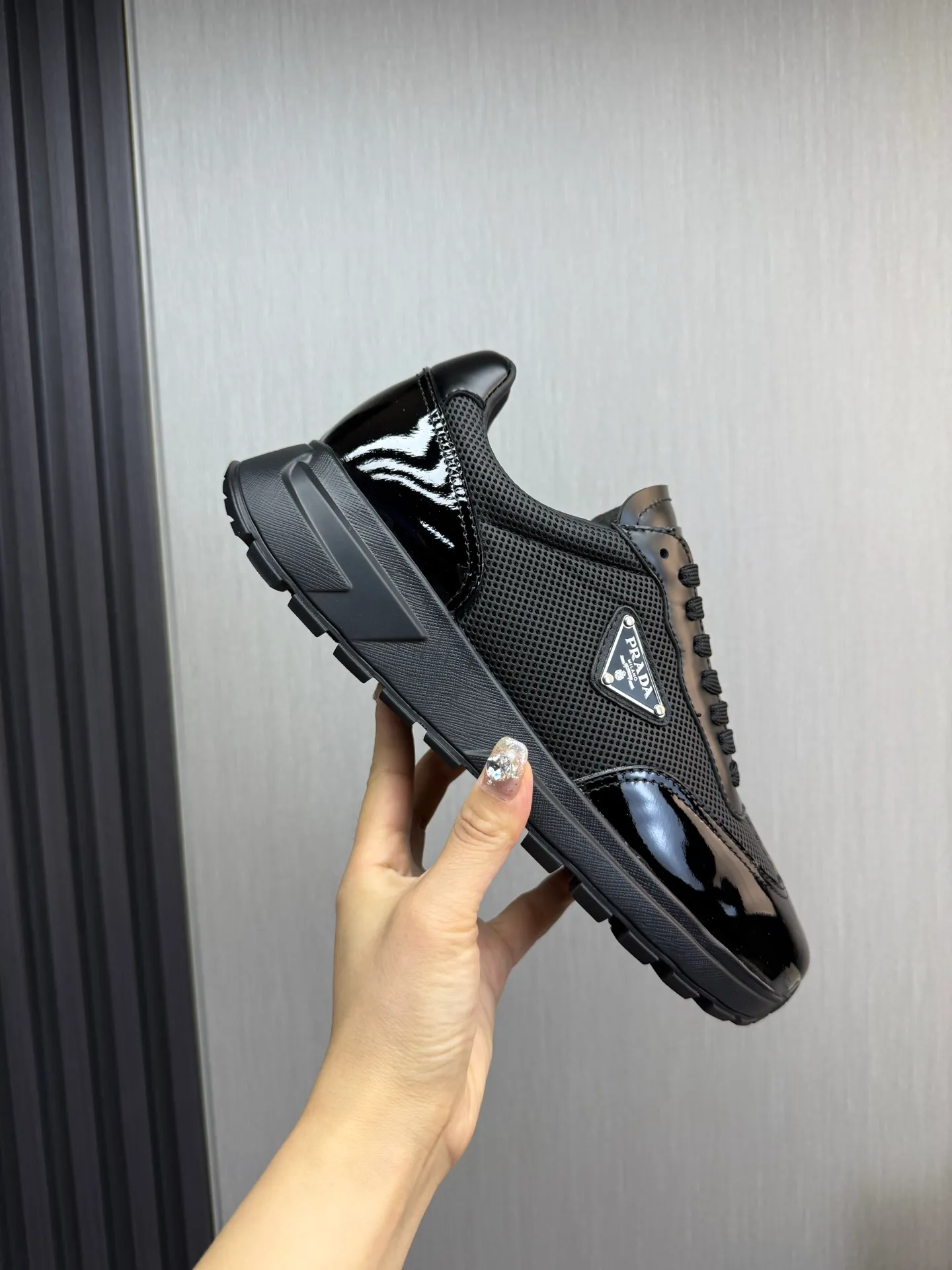 Men's shoes 💰600💰 [PRADA] Popular men's shoes shipped 👏Official website synchronized ⬆️Original cowhide fabric + cowhide lining, 1⃣️:1⃣️reproduction, original sole, 38-45 (45. Customized, non-refundable)